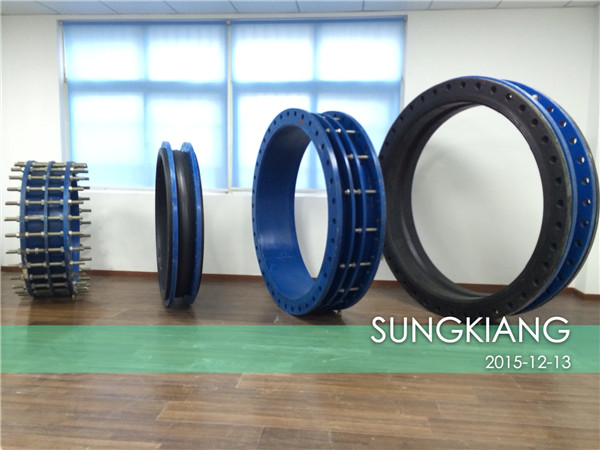 三灣水電站限位伸縮接頭，水電站雙法蘭限位伸縮接頭